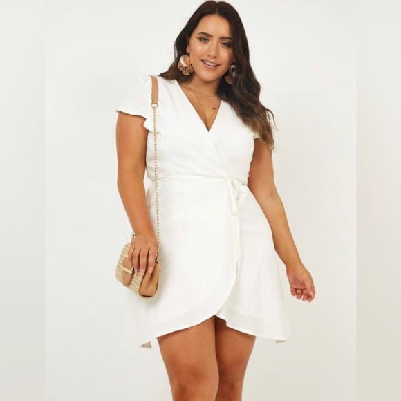 TO MARKET DRESS IN PALE BLUE LINEN LOOK - Picture 5 of 6